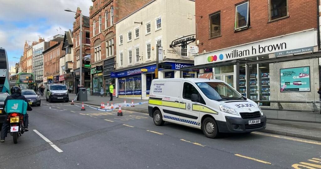 Man dies after street attack in Nottingham city centre
