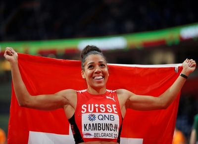 Switzerland's Kambundji wins women's world indoor 60m gold
