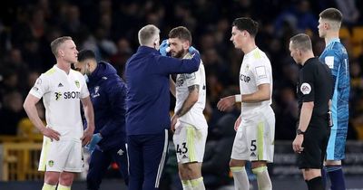 Leeds United's brutal injury luck continues as Llorente and Klich follow Bamford off at Wolves