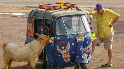 Adventure calls for tuk-tuk traveller Adam Branford, who was once afraid of the unknown