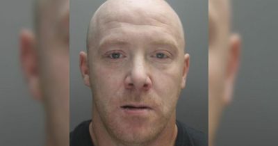 Crying racist jailed for abusing ex shouts 'I love you' to his girlfriend