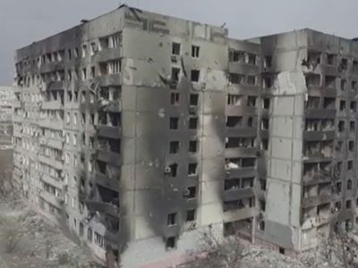 Mariupol from above: Drone footage captures crumbling city razed by relentless Russian bombardment