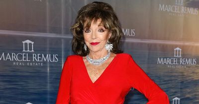 Dame Joan Collins pelted with hard bread roll in 'frightening', unprovoked food attack