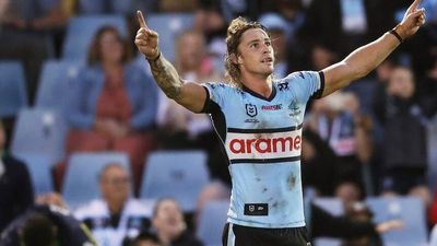 Nicho Hynes the homecoming king for Cronulla in last-gasp win over Parramatta