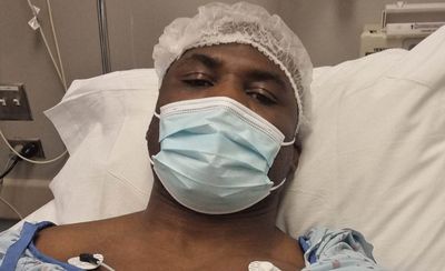 Francis Ngannou undergoes successful knee surgery to repair torn MCL, damaged ACL