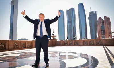 Don’t mention the Partygate: Boris Johnson is buoyant on the world stage