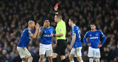 Everton dealt Allan blow after appeal rejected as former referee explains red card decision