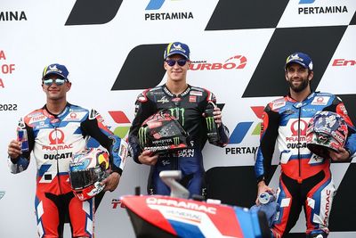 Indonesia MotoGP: Quartararo on pole, Marquez 15th after crashes