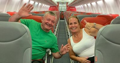 Shocked couple on Jet2 flight from Corfu are ONLY people on 'private plane'