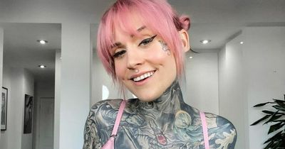 Tattoo model shares image from 10 years ago to show how much ink has changed her
