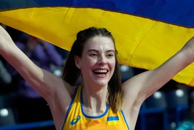 Yaroslava Mahuchikh wins high jump gold after three-day drive from Ukraine