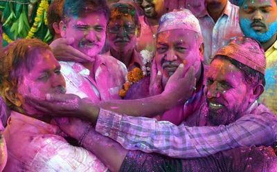 With restrictions gone, Dharwad gets soaked in myriad colours