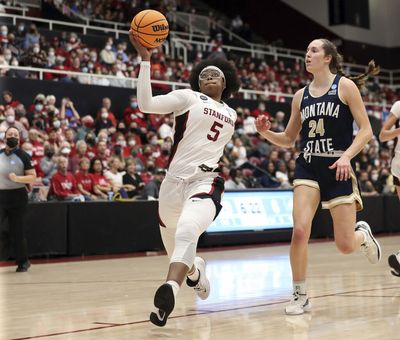 Stanford’s Fran Belibi just made some incredible March Madness history with this in-game dunk and fans loved it