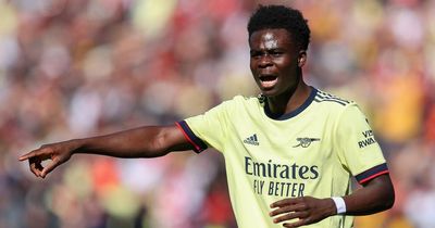 What Bukayo Saka told the referee amid concerns Aston Villa players were 'purposely' kicking him