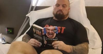 Eddie Hall takes advice from Tyson Fury hours before Thor Bjornsson fight