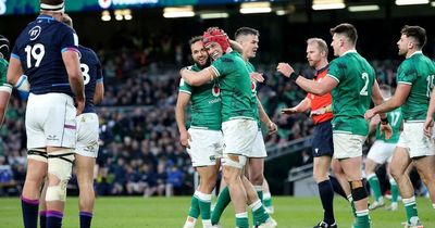 Ireland beat Scotland to win Triple Crown but title dream relies on France v England