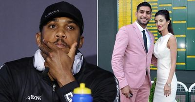 Anthony Joshua claims he wished he had slept with Amir Khan's wife after rumour