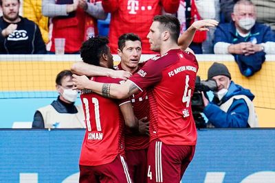Robert Lewandowski equals Gerd Muller scoring record in Bayern win
