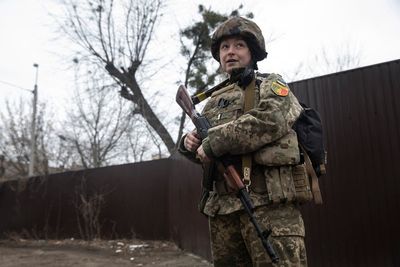 These women are standing strong against the Russian invasion