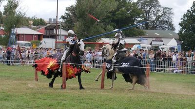 Orange Medieval Faire showcases jousting's progression to becoming a professional sport