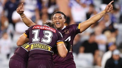 Herbie Farnworth stars as Brisbane outlast Canterbury 16-10 to remain ubeaten