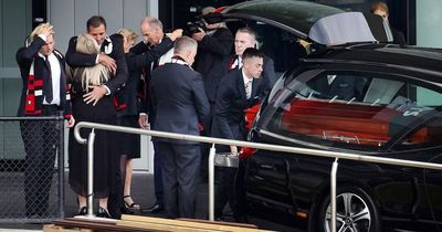 Shane Warne's children kiss his coffin at funeral as stars gather to send off cricket icon