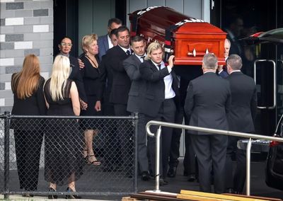 Hurley's 'heart aches' as 'Superman' Warne honoured at private funeral