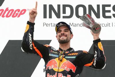 Indonesia MotoGP: KTM's Oliveira takes impressive wet-weather win