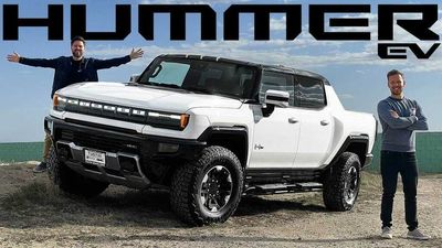 Throttle House Tries 2022 GMC Hummer EV Around A Racing Track