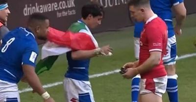 Wales star Josh Adams left Italy hero close to tears with 'beautiful' Six Nations gesture