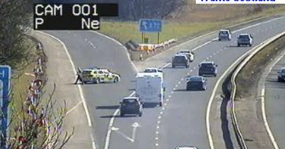 Drivers warned of delays after accident on M74 motorway slip-road