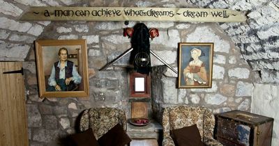 14th century Scottish castle with axes above beds is one of UKs spookiest holiday homes