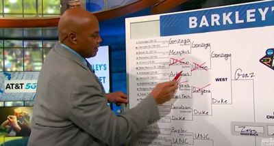 Charles Barkley breaking down his bad NCAA tournament bracket is just the best