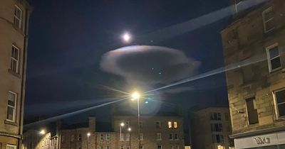 Edinburgh residents spot UFO shaped clouds in sky caused by rare phenomenon