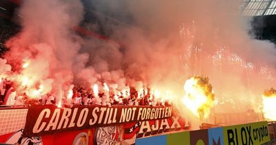 Fire breaks out inside packed Ajax stadium ahead of derby clash with Feyenoord