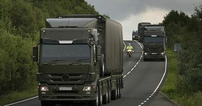 Nuclear convoy 'carrying several warheads' travels 400 miles to UK arms depot