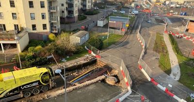 Edinburgh's Tram to Newhaven project release stunning new images as works continue