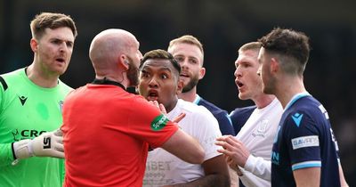 Mark McGhee in surprise Rangers penalty verdict as Dundee boss admits he was 'quite happy' for fans to interrupt game