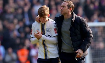 Frank Lampard lambasts players after Everton crumble at Crystal Palace