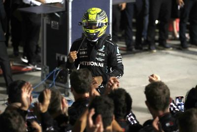 Hamilton "grateful" for surprise Bahrain F1 podium