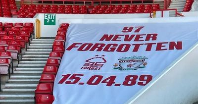 Nottingham Forest's touching tribute to Hillsborough victims during Liverpool FA Cup tie