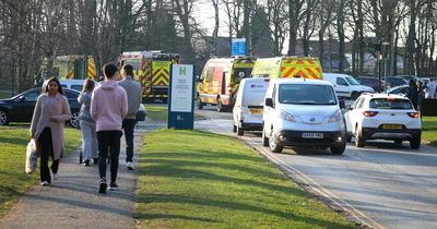 Emergency services rush to Heaton Park over fears of someone struggling in 'dangerous' reservoir