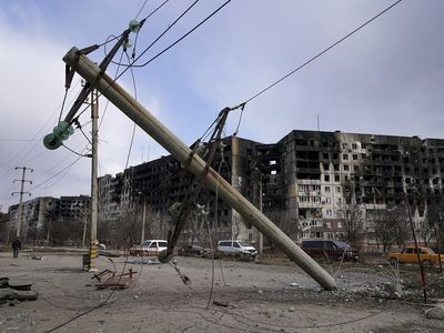 Russia accused of bombing Mariupol art school as Zelensky warns of ‘third world war’ if peace talks fail