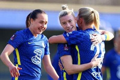 Chelsea join Arsenal in Women’s FA Cup semi-finals after thrashing Birmingham