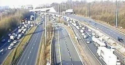 Four-mile queues and delays on M60 near Stockport after multi-vehicle crash