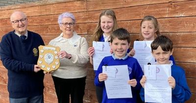 Dalbeattie Primary pupils take part in Rotary Club's Young Writers competition
