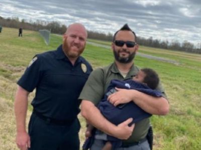 Eight-month-old baby boy is found alive after spending nearly 24 hours lost alone in Louisiana field