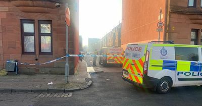 Glasgow street cordoned off by detectives amid ongoing police incident