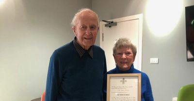 Dedicated volunteer honoured for 35 years at Accord Hospice