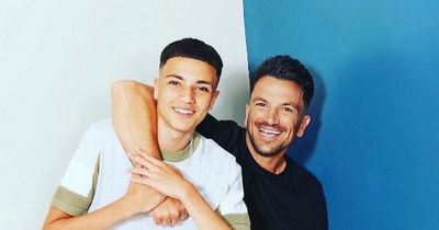 Peter Andre gushes over his son Junior as he manages the teenager's music career